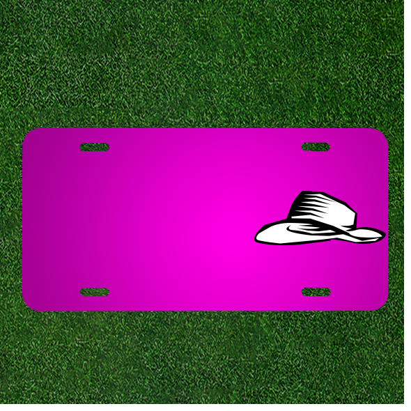 Create Your Custom Car License Plate with Personalized Names for Caps and Hats