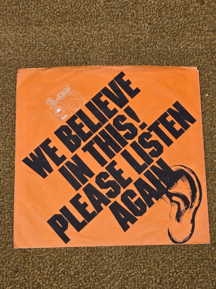 45 Rpm Epic Promo Sleeve