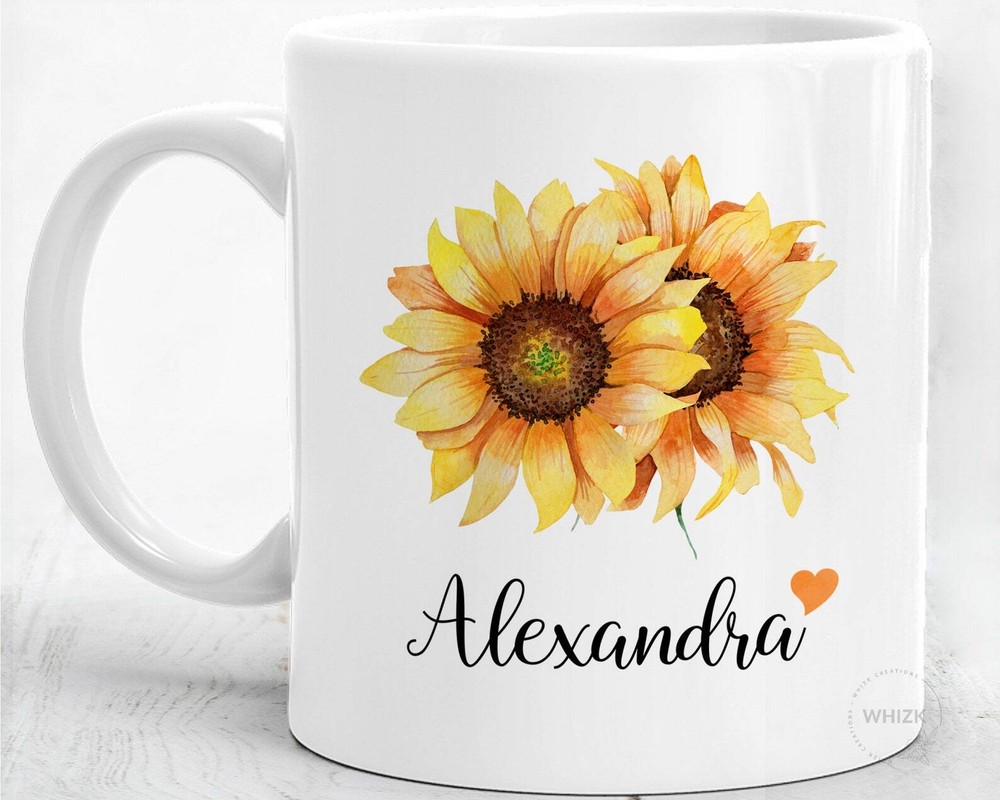 Sunflower Mug Gift for Women Daughters Bridesmaids UK