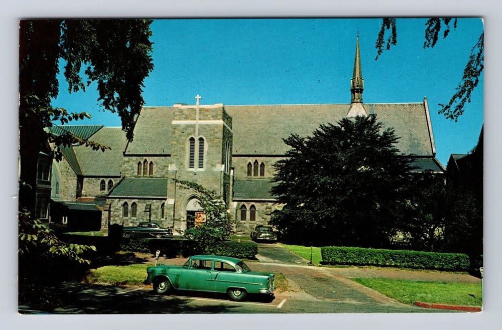 Portland ME- Maine, St Luke's Cathedral, Religion, Antique, Vintage Postcard