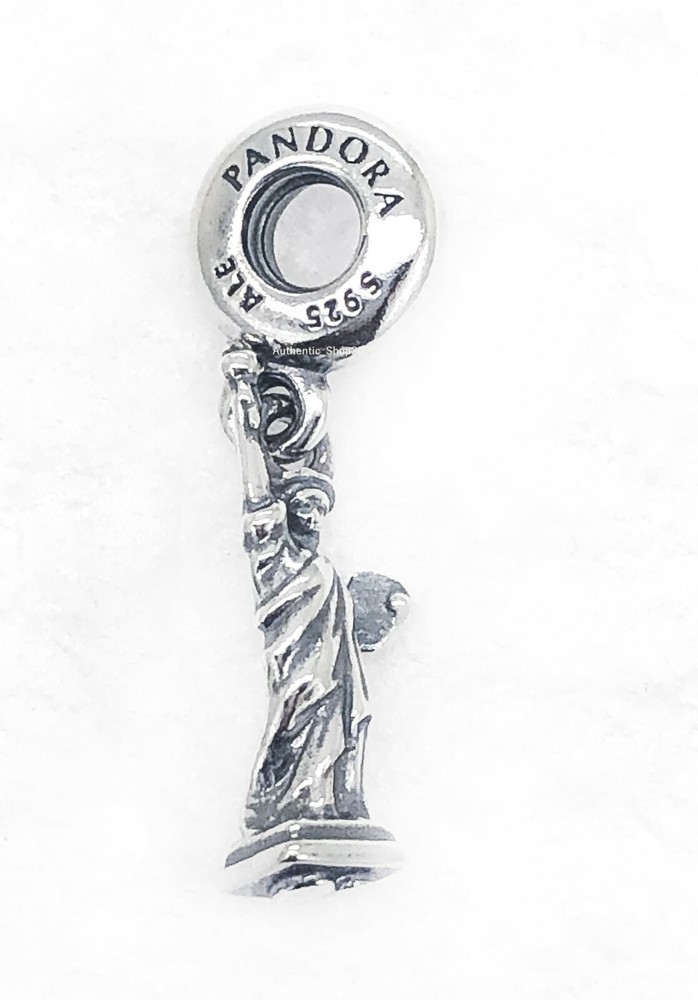 Authentic PANDORA 925 Sterling Silver Charm Statue of Liberty 791077
