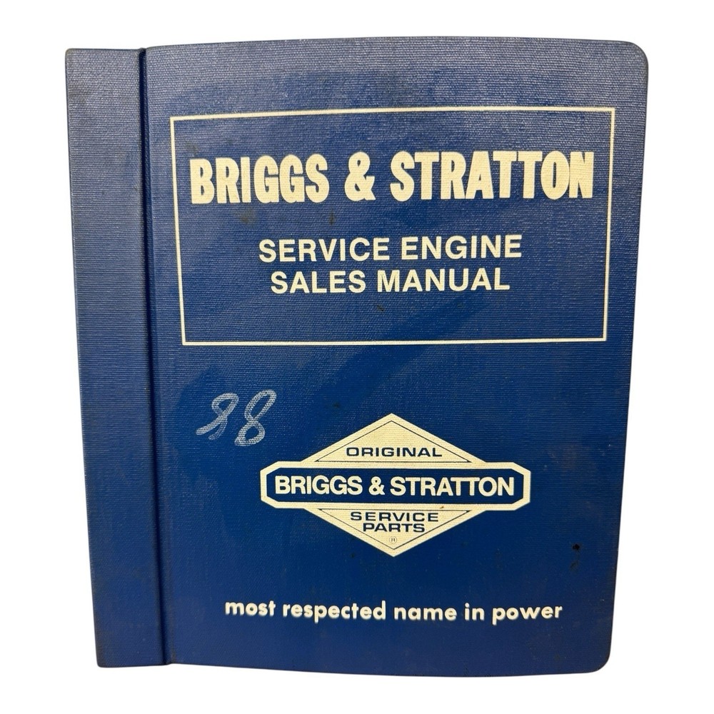 Briggs & Stratton Service Engine Sales Manual 4 Cycle Gasoline Engines