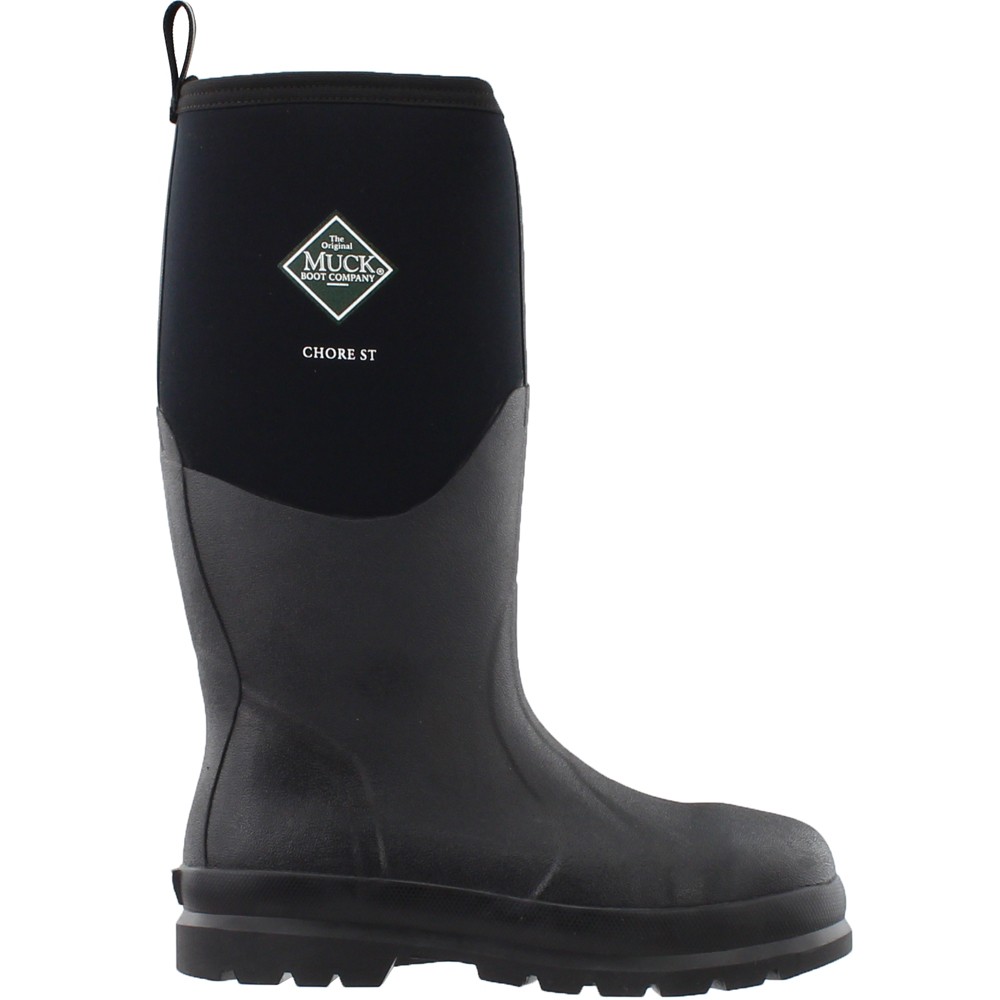 Muck Boot Chore Classic 17 Inch Electrical Steel Toe Work  Mens Black  CHS-000A