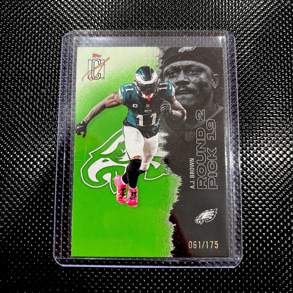 2025 Topps Signature Class A.J. BROWN #93 Green #/175 - Eagles