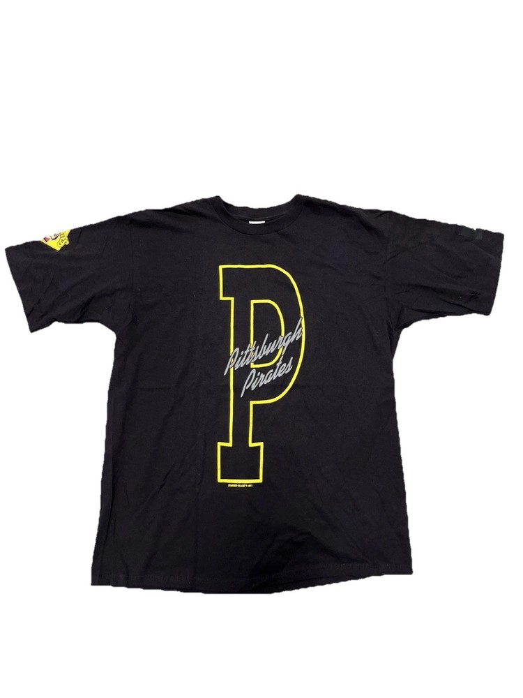 VTG 1993 Starter MLB Pittsburgh Pirates  Logo T-Shirt Xl Black Made USA