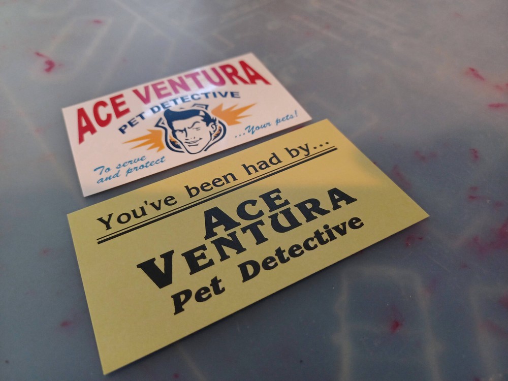Ace Ventura Cosplay Business Cards for Movie Fans-image