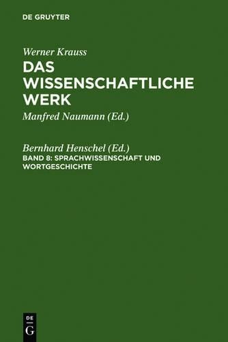 Bernhard Henschel Sprachwissenschaft und Wortgeschichte (Hardback)