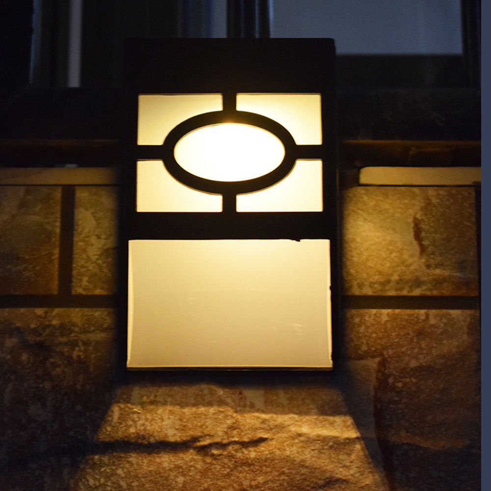 Solar-Powered Waterproof LED Deck Lights for Stairs & Fence in Warm White