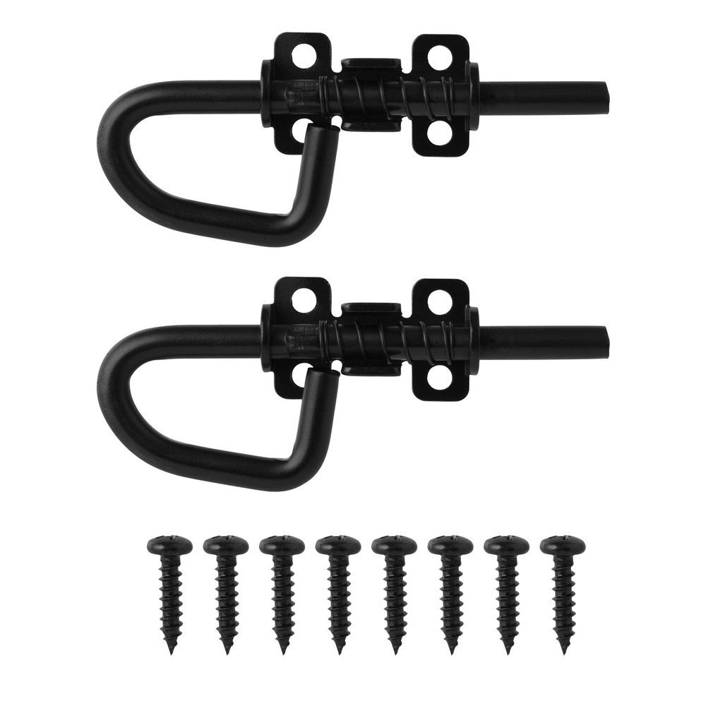 Loop Style Spring Locking Barrel Bolts Door Latch Hardware for Sheds, Gates, ...