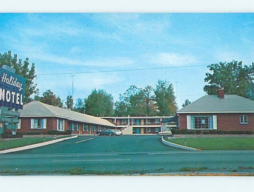 Unused Pre-1980 OLD CARS & HOLIDAY MOTEL Richmond Indiana IN  M0909