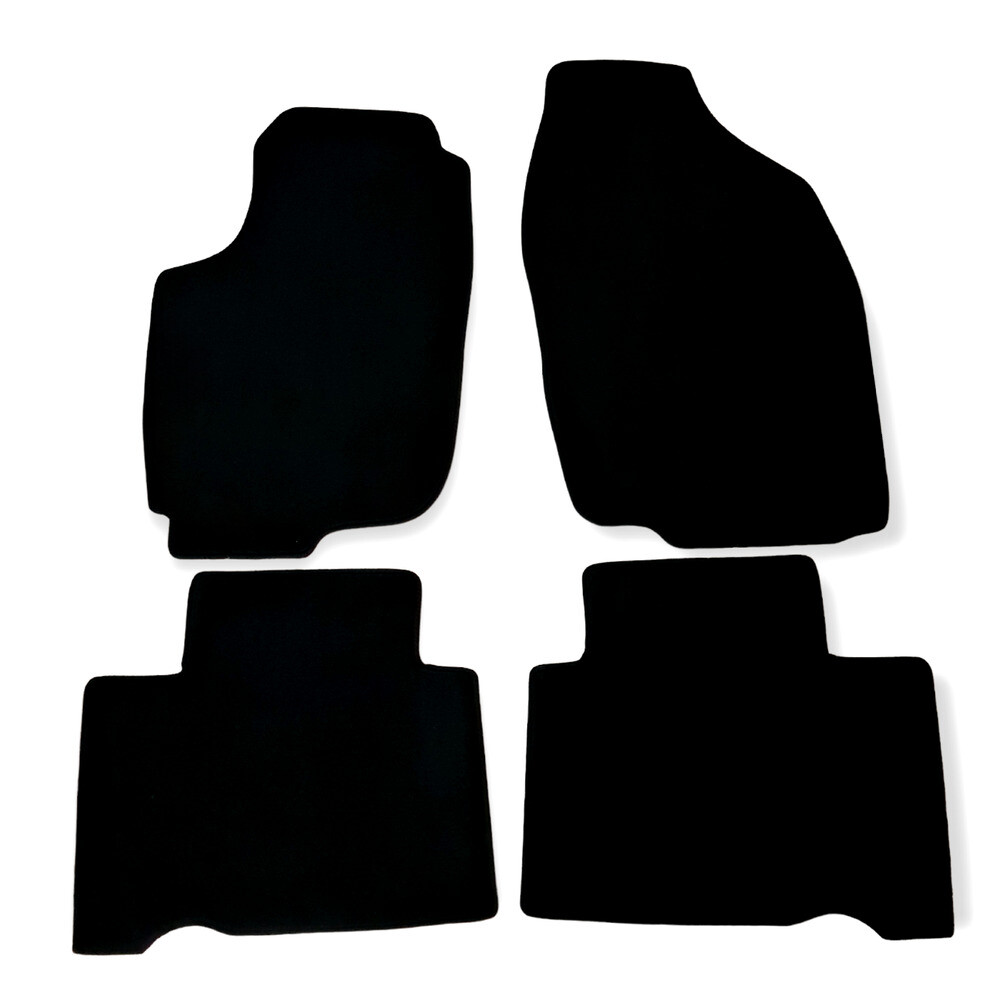 Toyota RAV4 Velour Waterproof Floor Mats Black Carpet Auto Liners