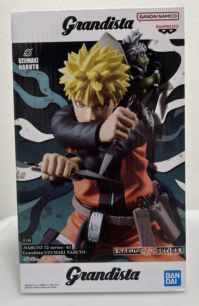 Banpresto Grandista Naruto Uzumaki Figure NARUTO 72 series 45 Bandai Namco New