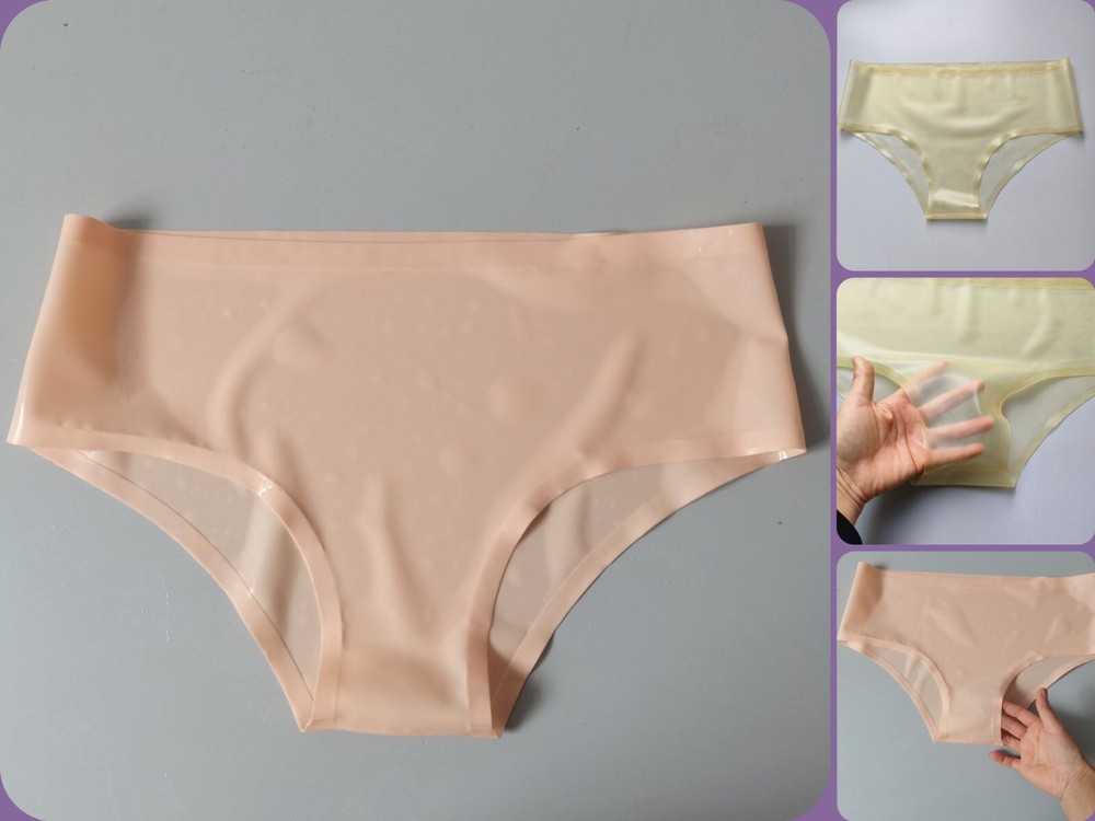 Transparent Latex Underpants Rubber Briefs Tight Panties Underwear Club Party US