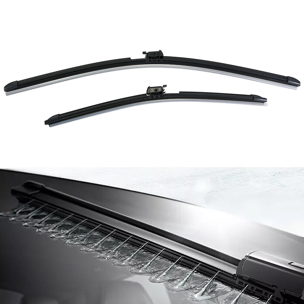 2Pcs Front Windshield Wiper Blade With Water Spray For Volvo 2018 2019 2020 XC60