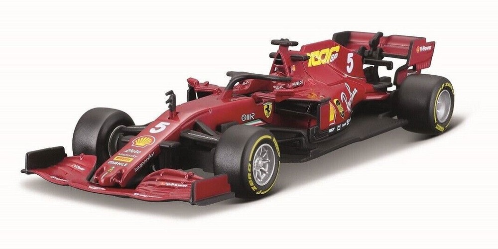 BBURAGO 1:18 2020 FERRARI FORMULA 1 F1 SF1000 #5 SEBASTIAN VETTEL Model CAR NIB