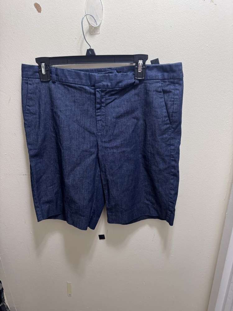 Women’s Banana Republic Jean Bermuda Shorts Size 10/30 Dark Wash Stretch Denim