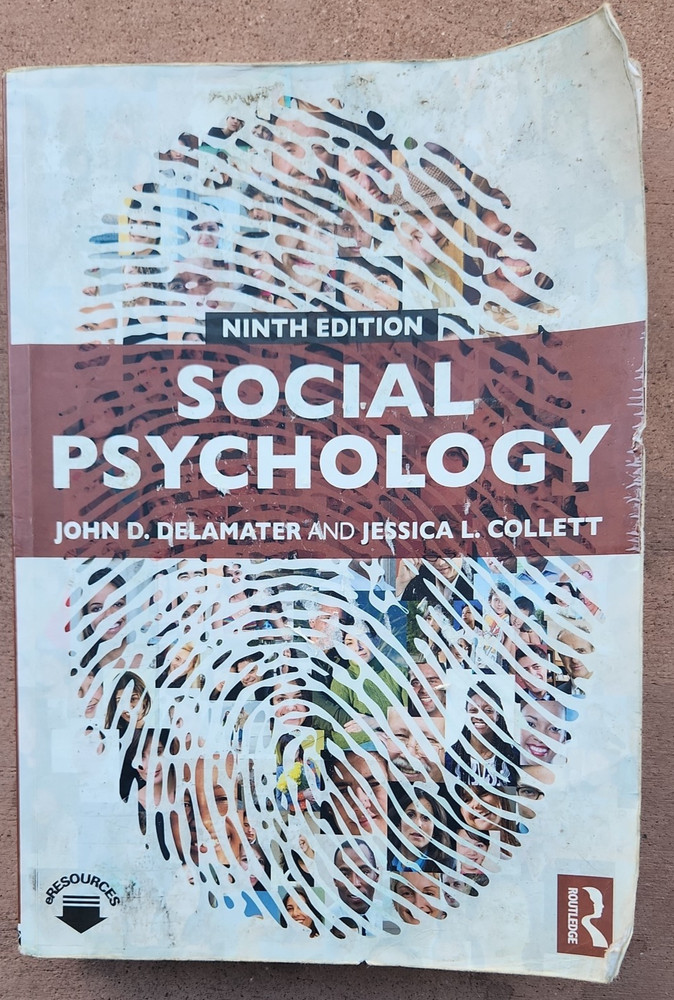 Social Psychology by John DeLamater and Jessica Collett (2018, Trade Paperback)