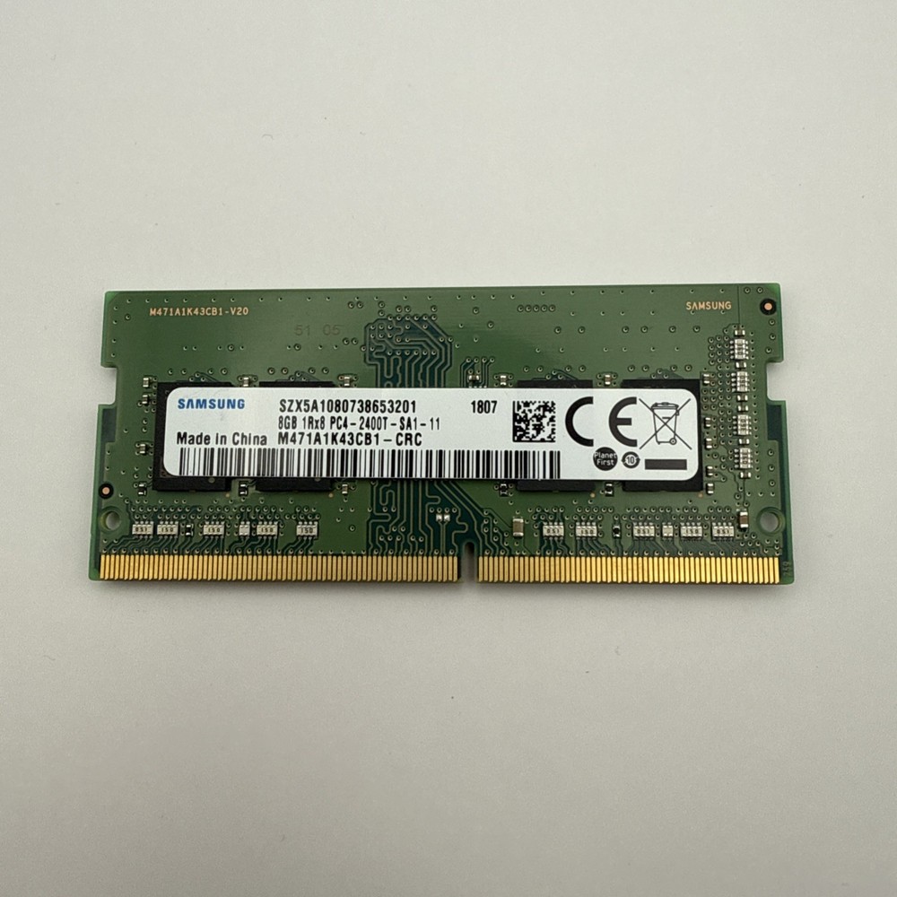 SAMSUNG 8GB PC4-2400T Laptop Ram / SO-DIMM Memory - M471A1K43CB1-CRC