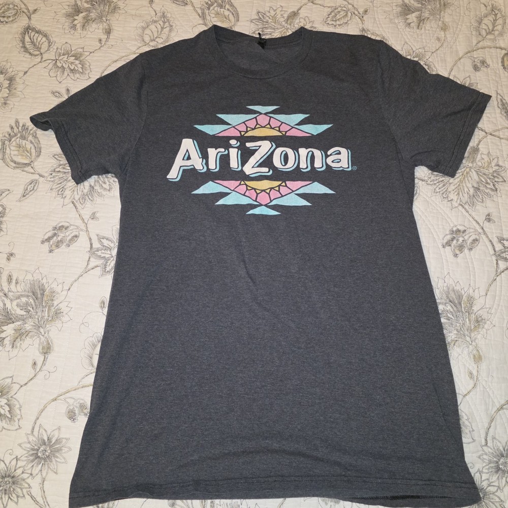 Arizona Iced Tea T Shirt Men's Large Short Sleeve Crew Neck Graphic Tee Black