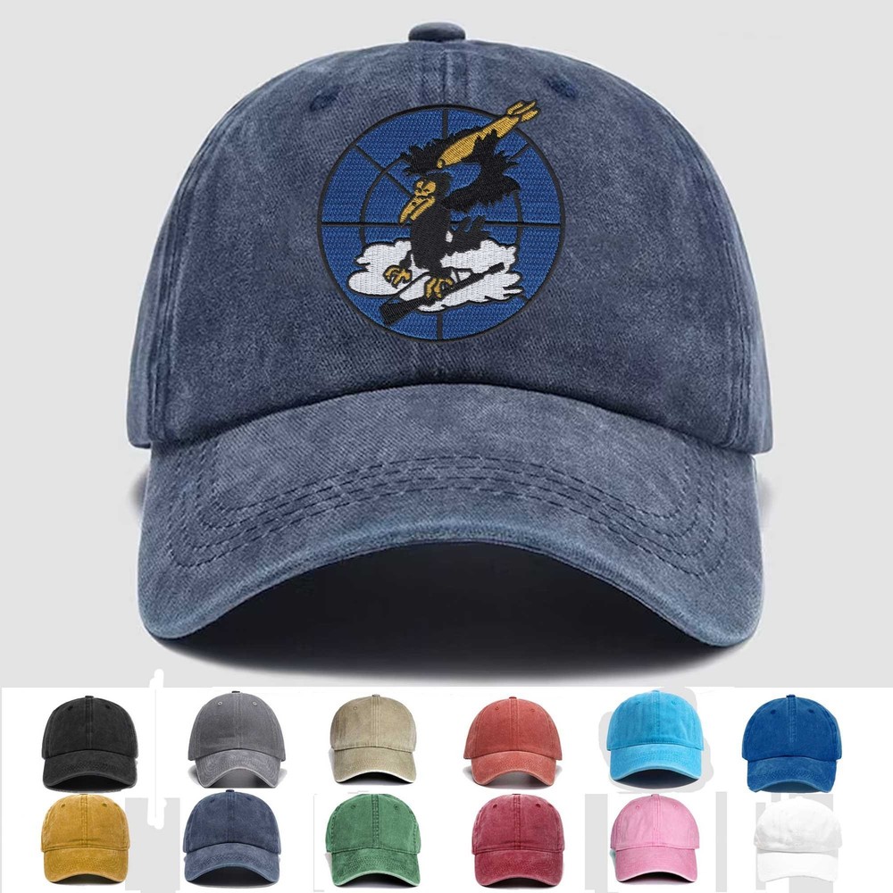 Custom Embroidered Hat 527th Fighter Bomber Squadron, Veteran Cap, Trucker Hat