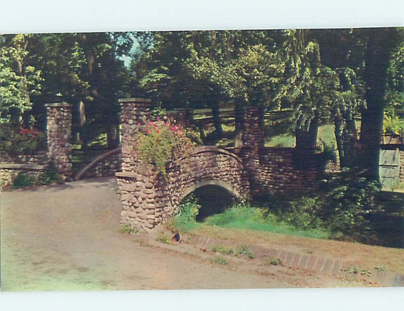 Unused Pre-1980 BRIDGE SCENE Richmond Indiana IN H7888
