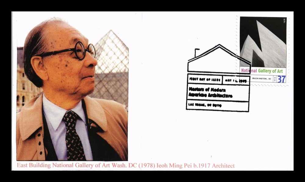 Dr Jim Stamps Us Cover National Gallery Of Art Modern Architecture Fdc Gg Cachet
