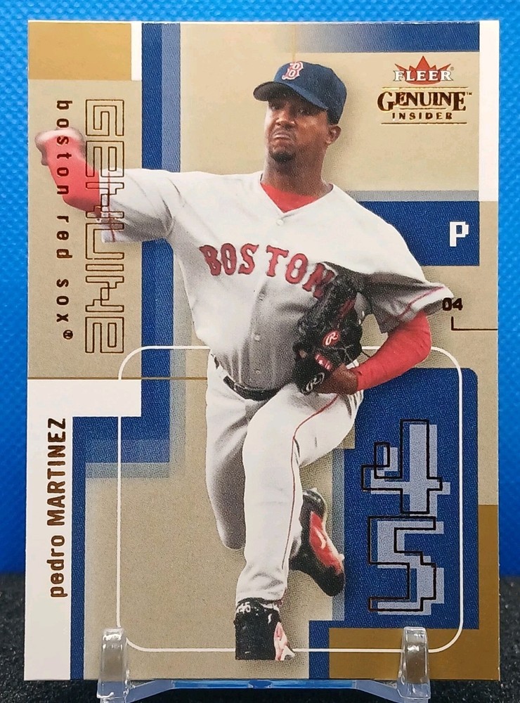 Pedro Martinez 2004 Fleer Genuine #4 Insider Boston Red Sox HOF