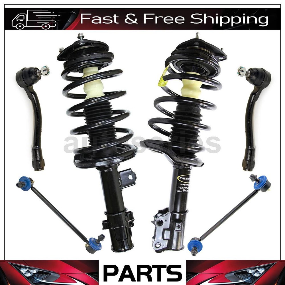 6pc Tie Rod Sway Bar Link Strut Assembly for Hyundai Accent