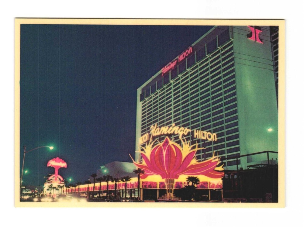 Flamingo Hilton Las Vegas NV vintage postcard unposted