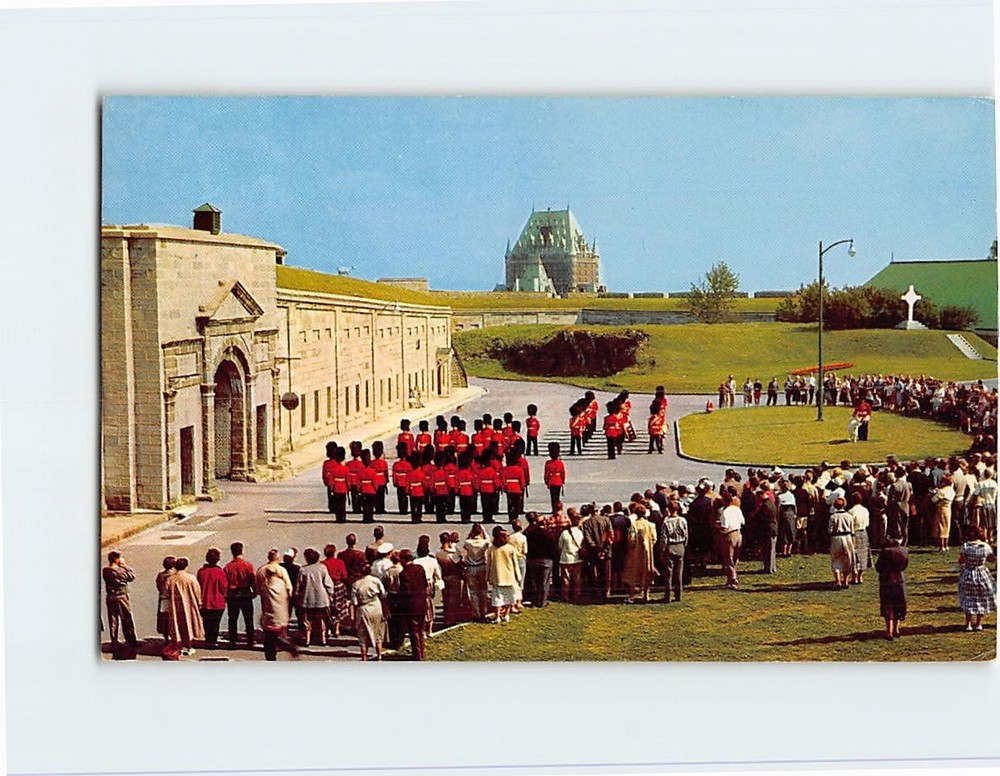 Postcard Colourful ceremonies at La Citadelle Quebec City Canada