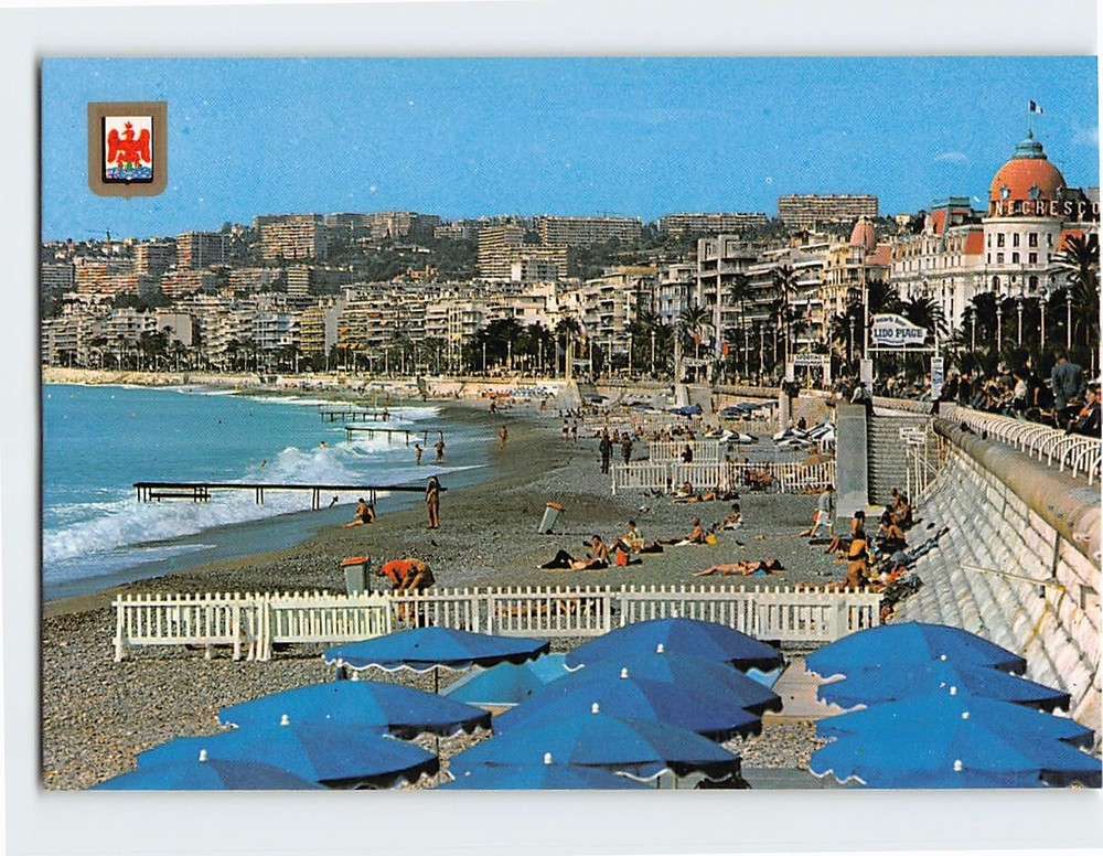 Postcard Promenade des Anglais Nice France