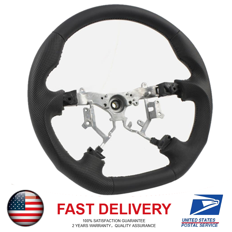 Black Perforated Leather Steering Wheel For Toyota 4Runner 2003-2009/Lexus GX470