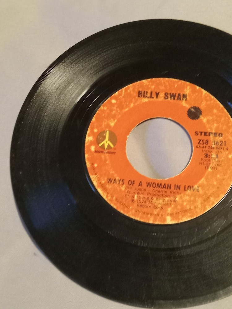 Billy Swan Ways Of A Woman & I Can Help  45 D 46