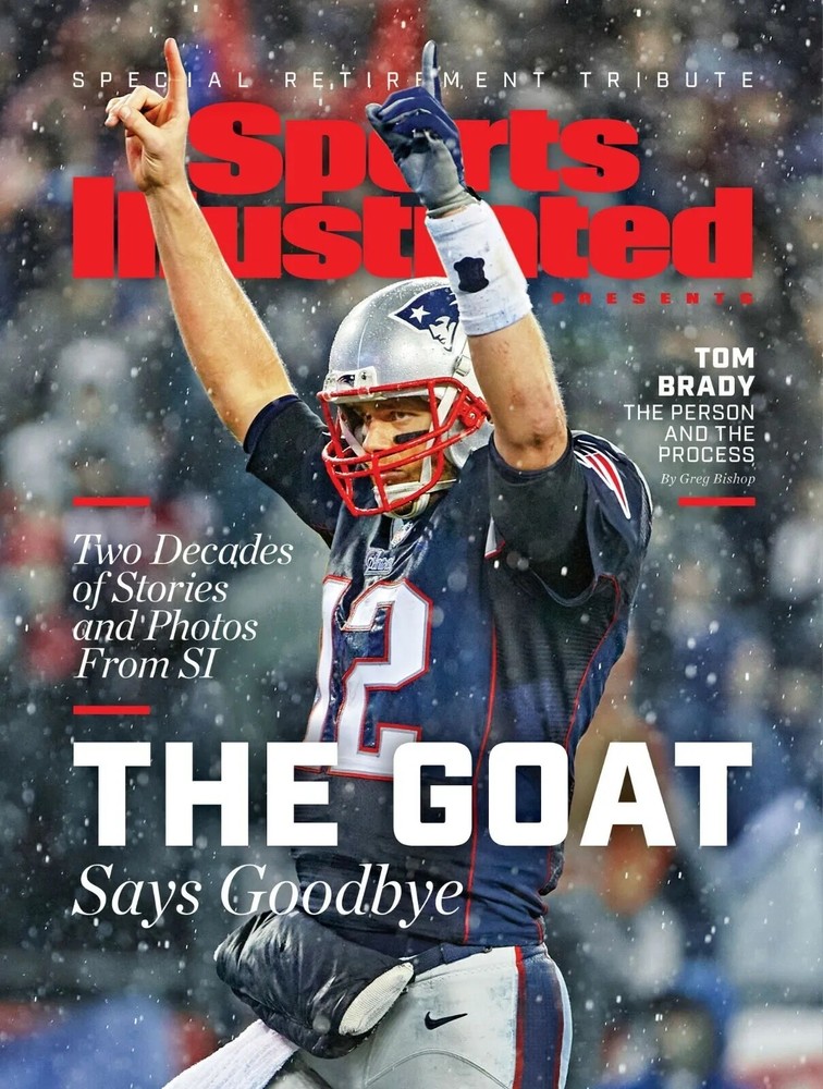 Tom Brady Ne Patriots Retirement Sports Illustrated Cover 8x10 PHOTO PRINT