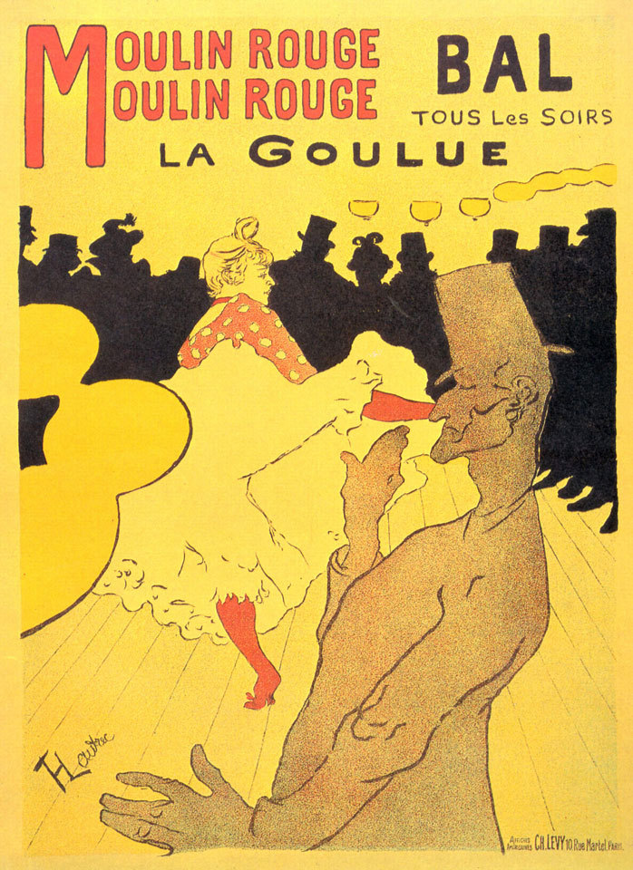 TOULOUSE LAUTREC - Moulin Rouge 1891 - *FRAMED* CANVAS ART 16