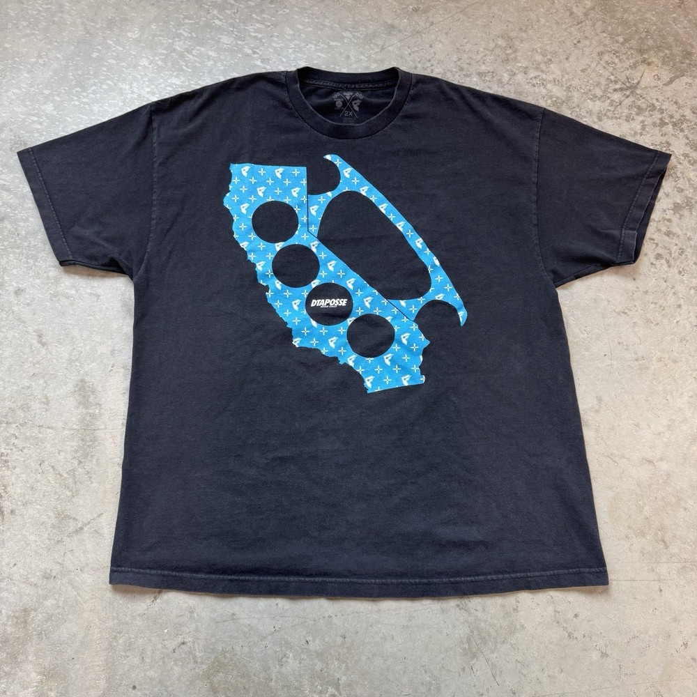 Y2K Famous Stars And Straps Rogue Status DTA Posse Brass Knuckles T Shirt XXL 2X