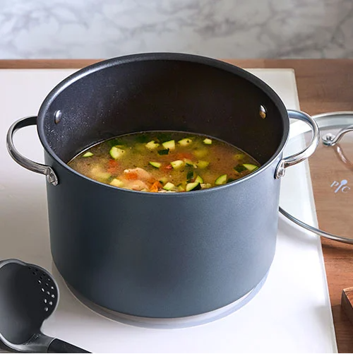 PAMPEREDCHEF 8-qt (7.6-L) Brilliance Nonstick Stock Pot. Free Shipping