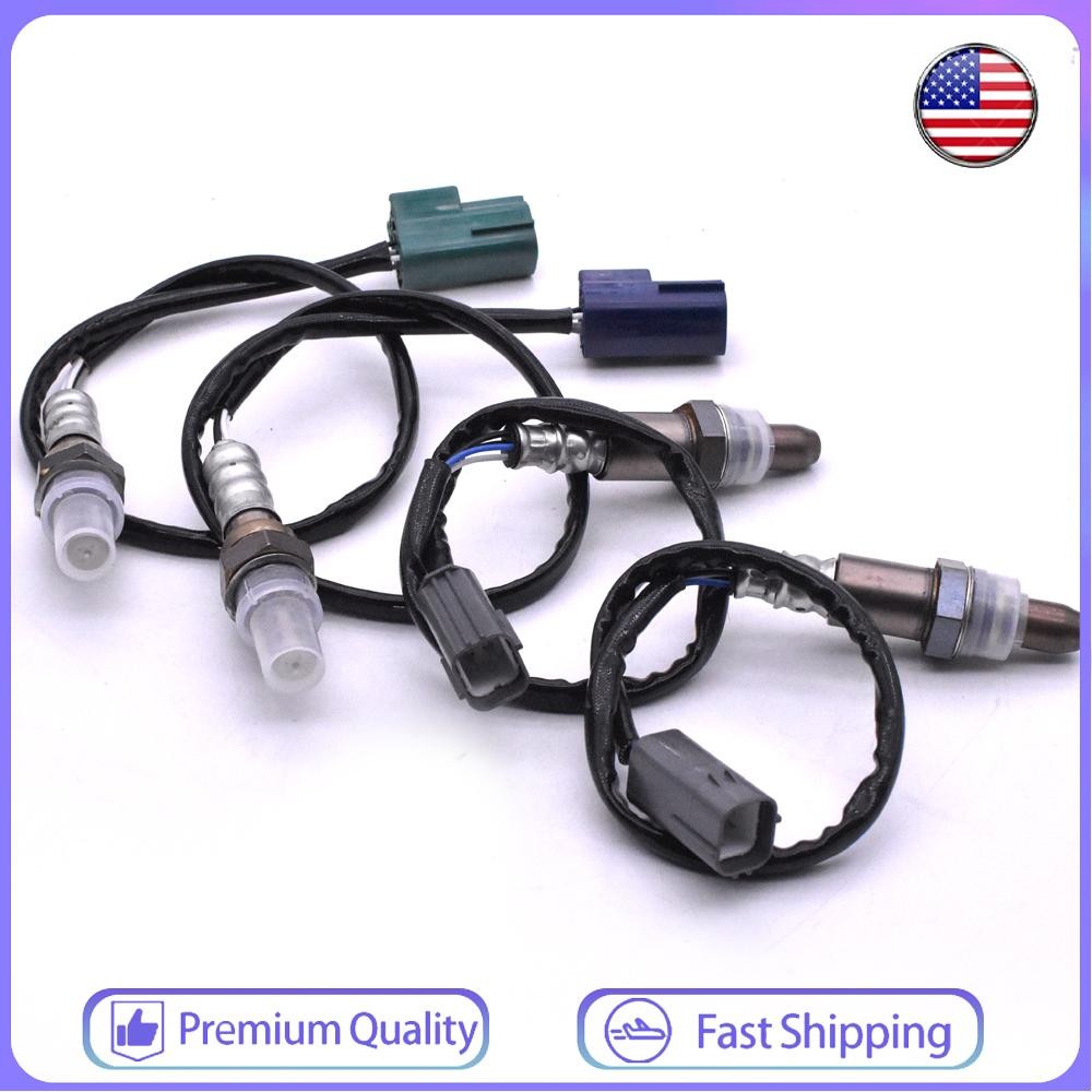 4pcs Upper+Lower Oxygen Sensor For 2011-2012 Nissan Frontier Xterra Pathfinder