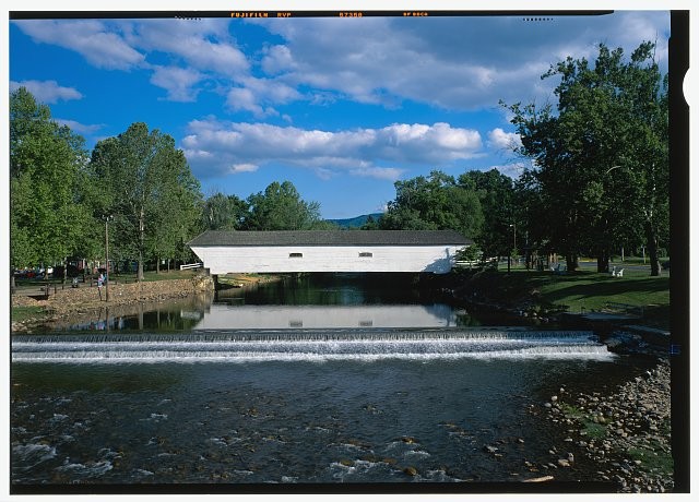 Doe River Bridge Third Avenue Elizabethton Tennessee 1900s Covered Bridge