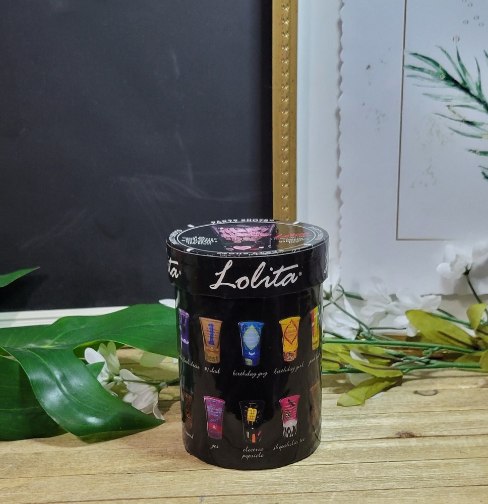 NEW Lolita Happy Valentine's Day Shot Glass with Hearts in Original Box