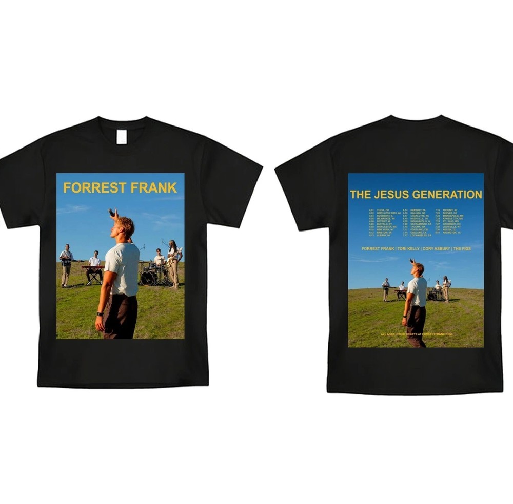 Forrest Frank The Jesus Generation Tour 2026 T-shirt