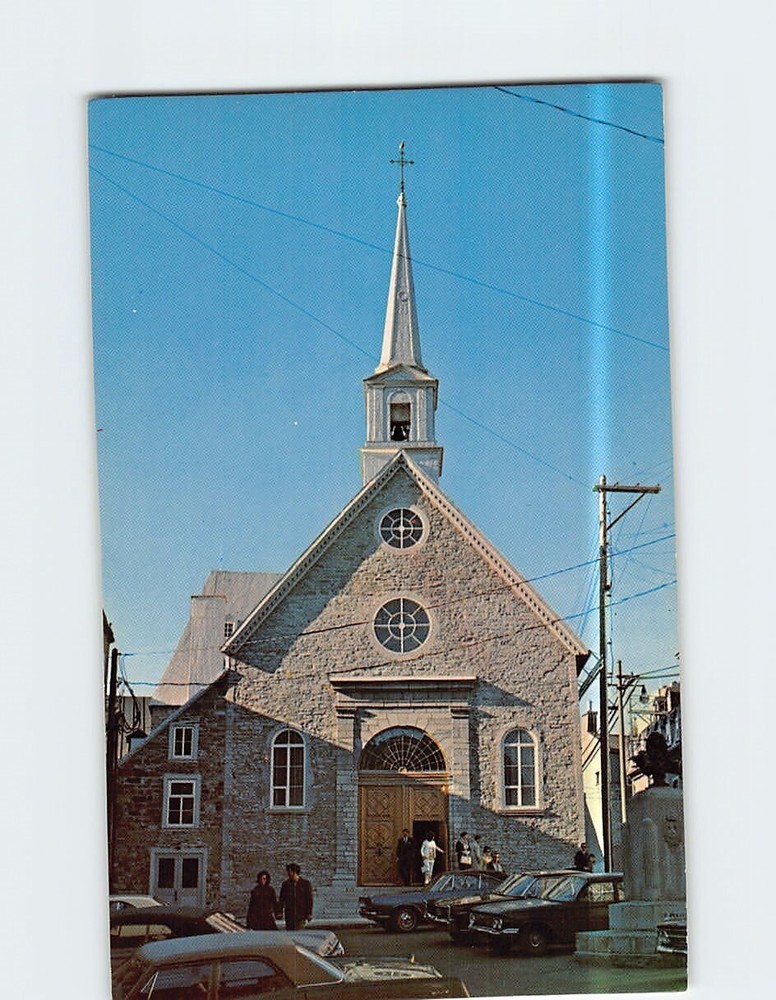 Postcard Notre-Dame-des-Victoires Catholic Church Quebec Canada