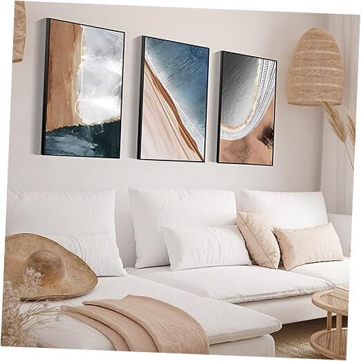 Wall Art Set of 3 Frames Canvas Wall art Decor 24 