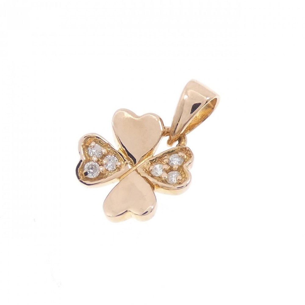 Folli Follie Clover Diamond Pendant 0.04CT Silver 2600064836379