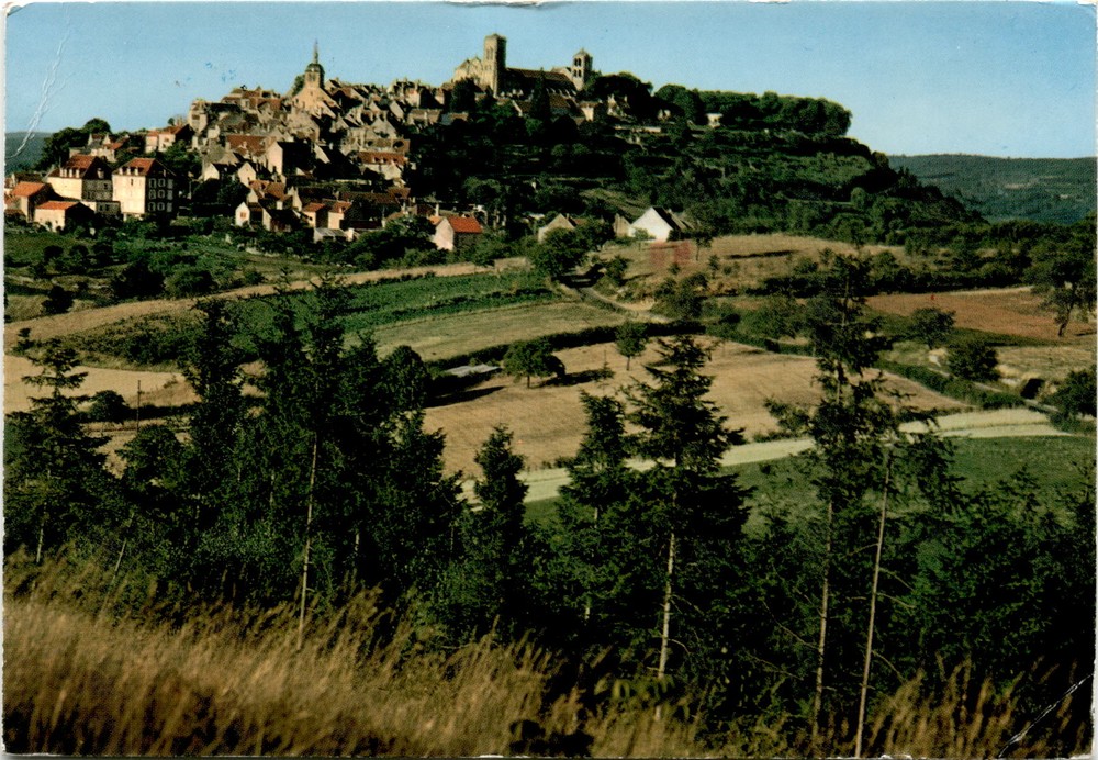 Vezelay, Yonne, France, Bourgogne-Franche-Comté,  Postcard