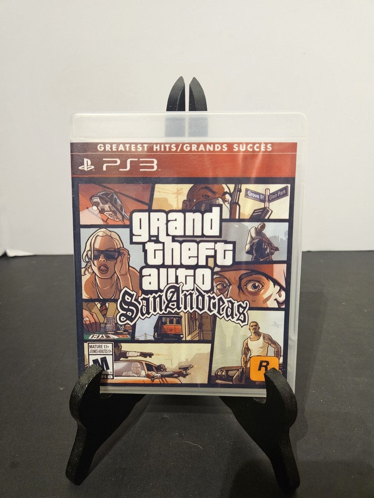 Grand Theft Auto: San Andreas [PlayStation 3] Greatest Hits Case And Disc