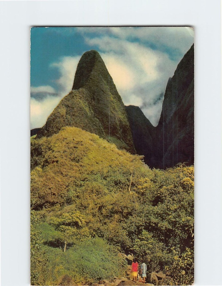 Postcard The Needle Iao Valley Wailuku Maui Hawaii USA