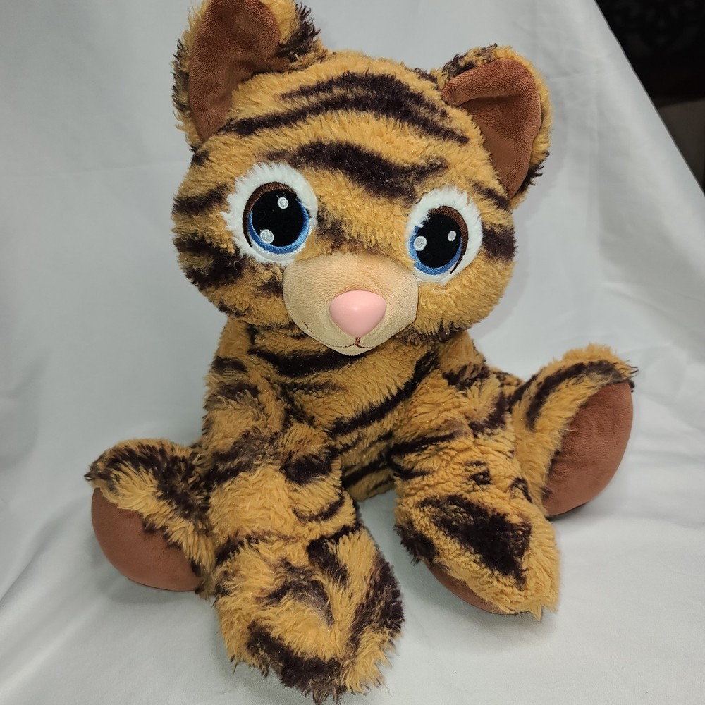 Build A Bear Tiger Cub Plush Teddy | Blue Eyes 15