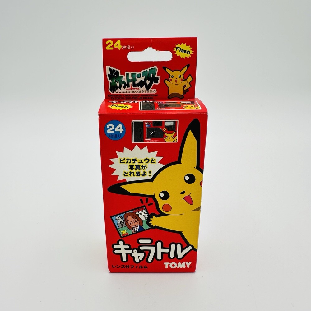 TOMY Pokémon Pikachu Disposable Camera From Japan 2000 Brand New Sealed Rare