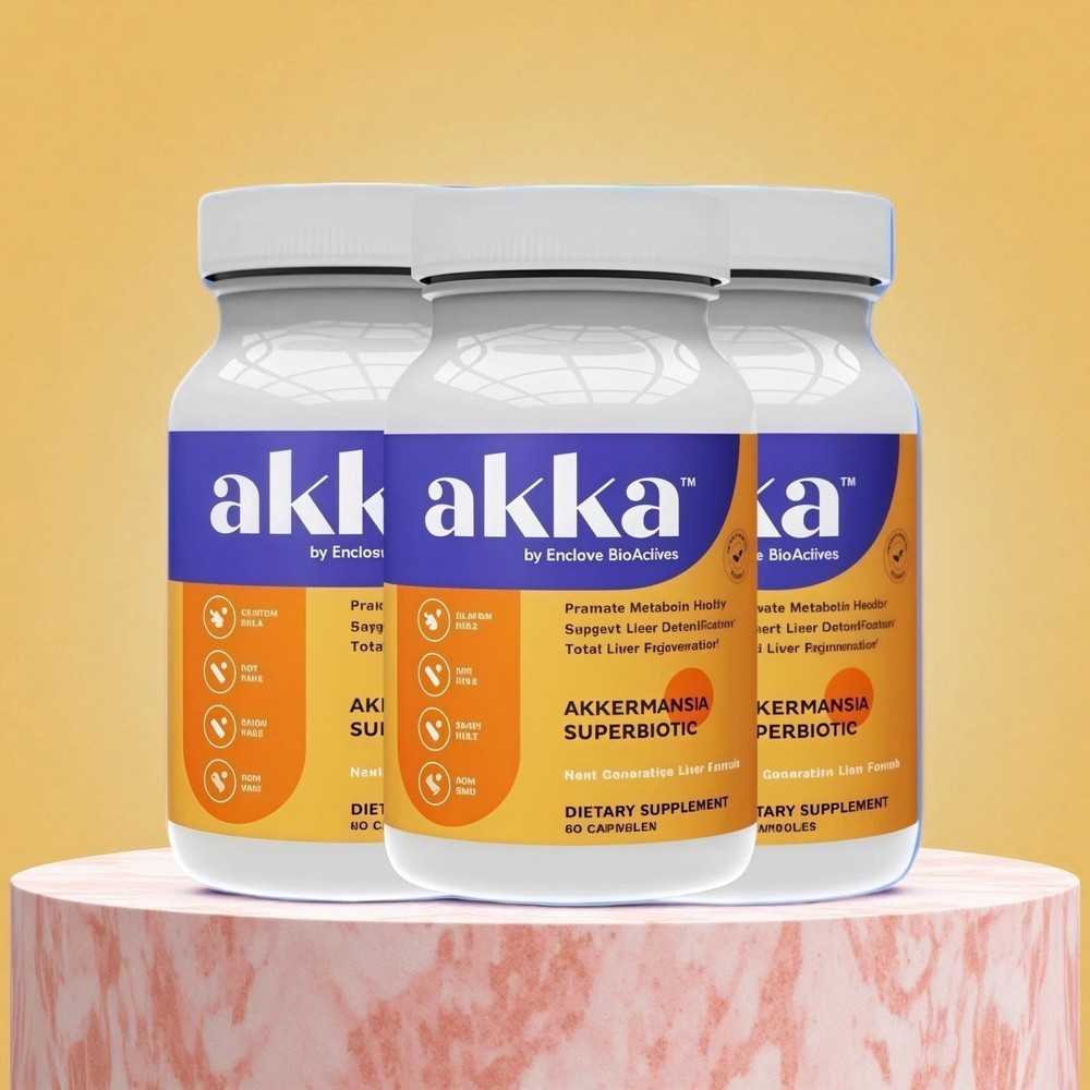 3PCS-AKKA-Premium Liver Cleanse Detox & Repair Superbiotic,Gut Health